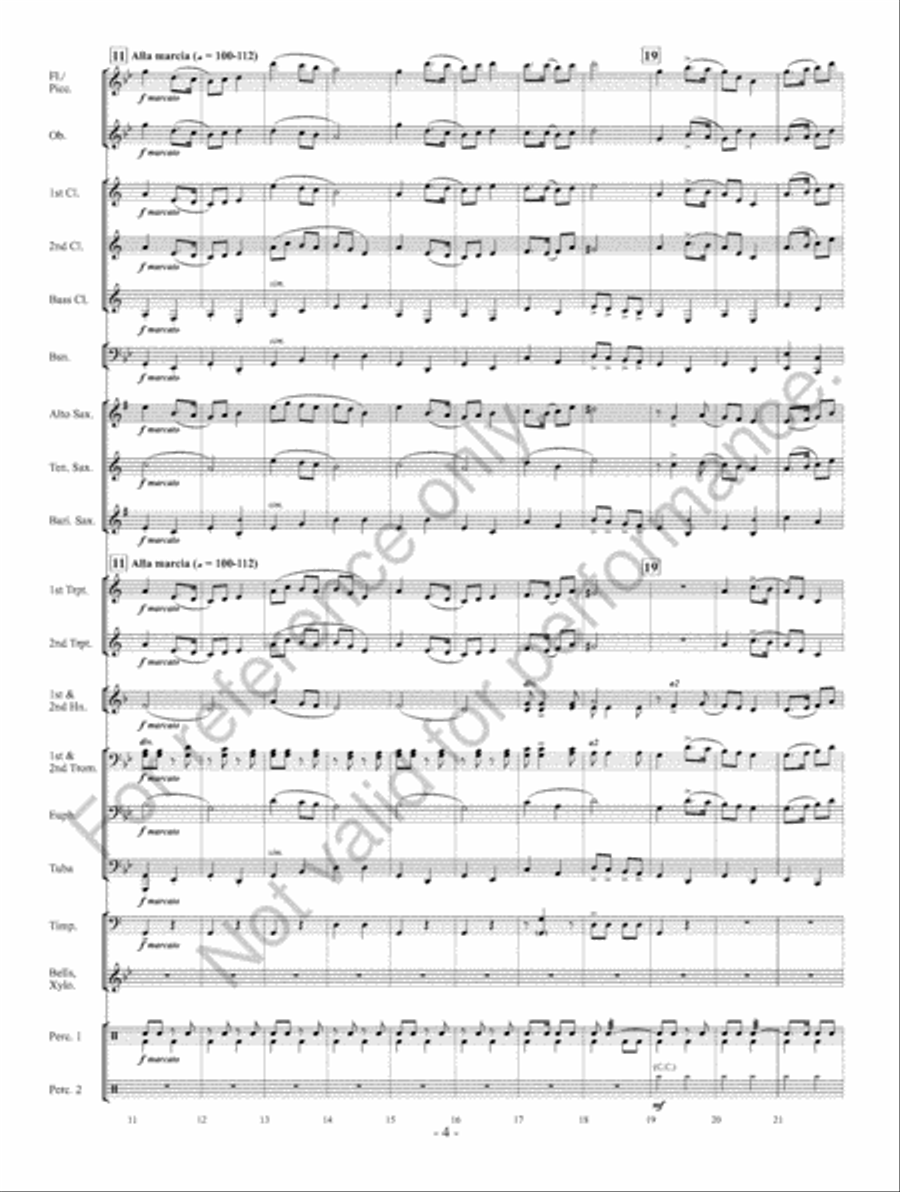 A Pirate's Tale A Pirate's Tale Concert Band scores gallery preview page 5