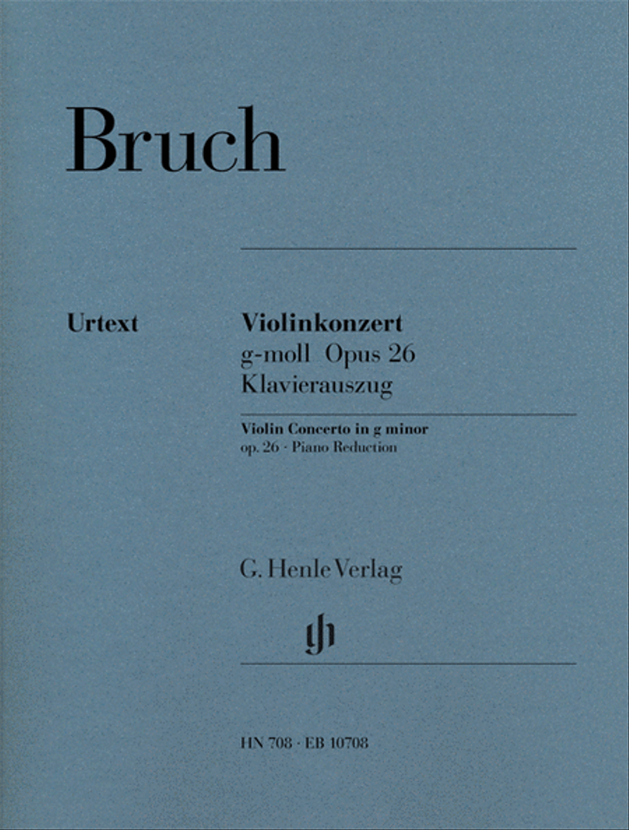 Violin Concerto in G Minor Op. 26 Violin Solo scores gallery preview page 1
