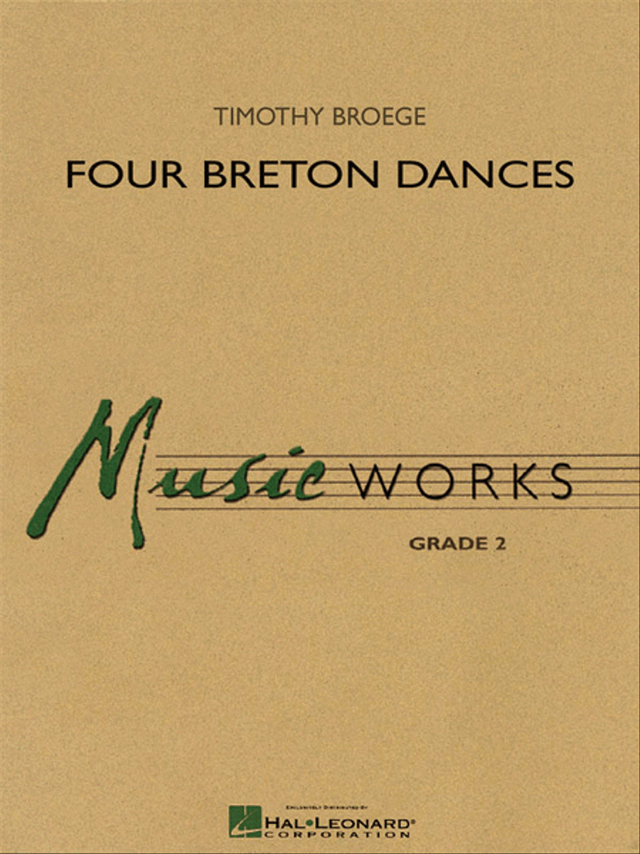 Four Breton Dances Concert Band scores gallery preview page 1