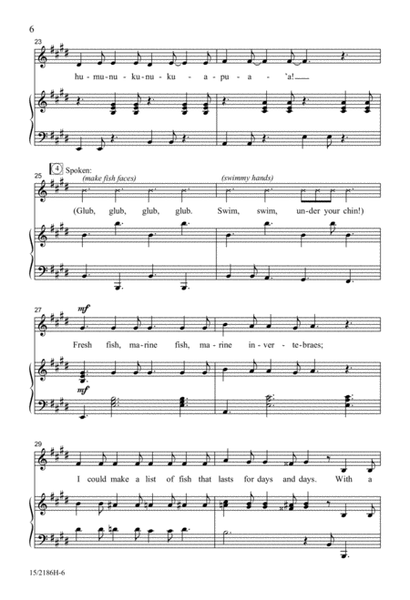 Little Fish, Big Name (The Happy Hawaiian Humu) by Phyllis Wolfe White Choir - Digital Sheet Music