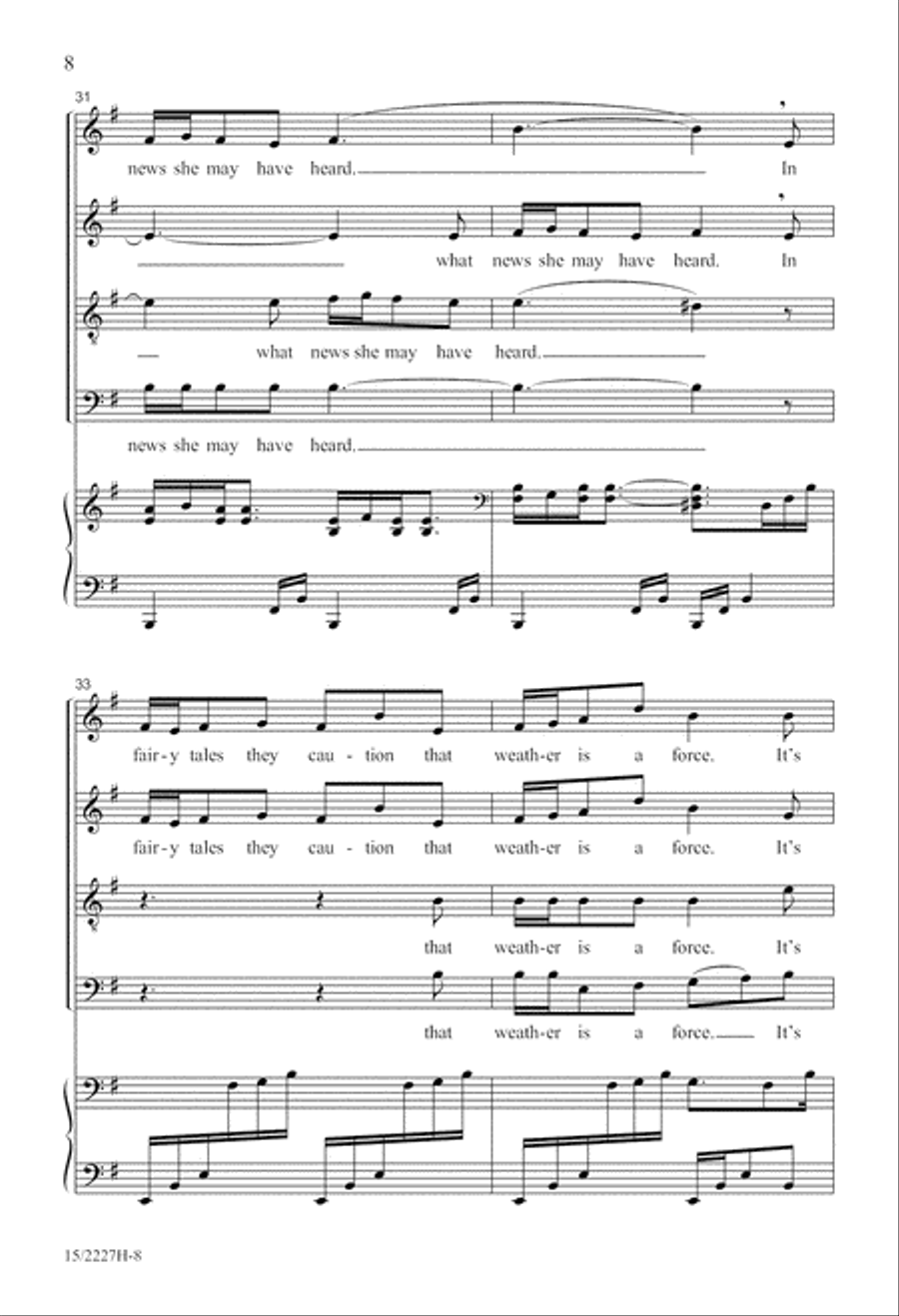 Angel Breathing Out Angel Breathing Out 4-Part scores gallery preview page 9
