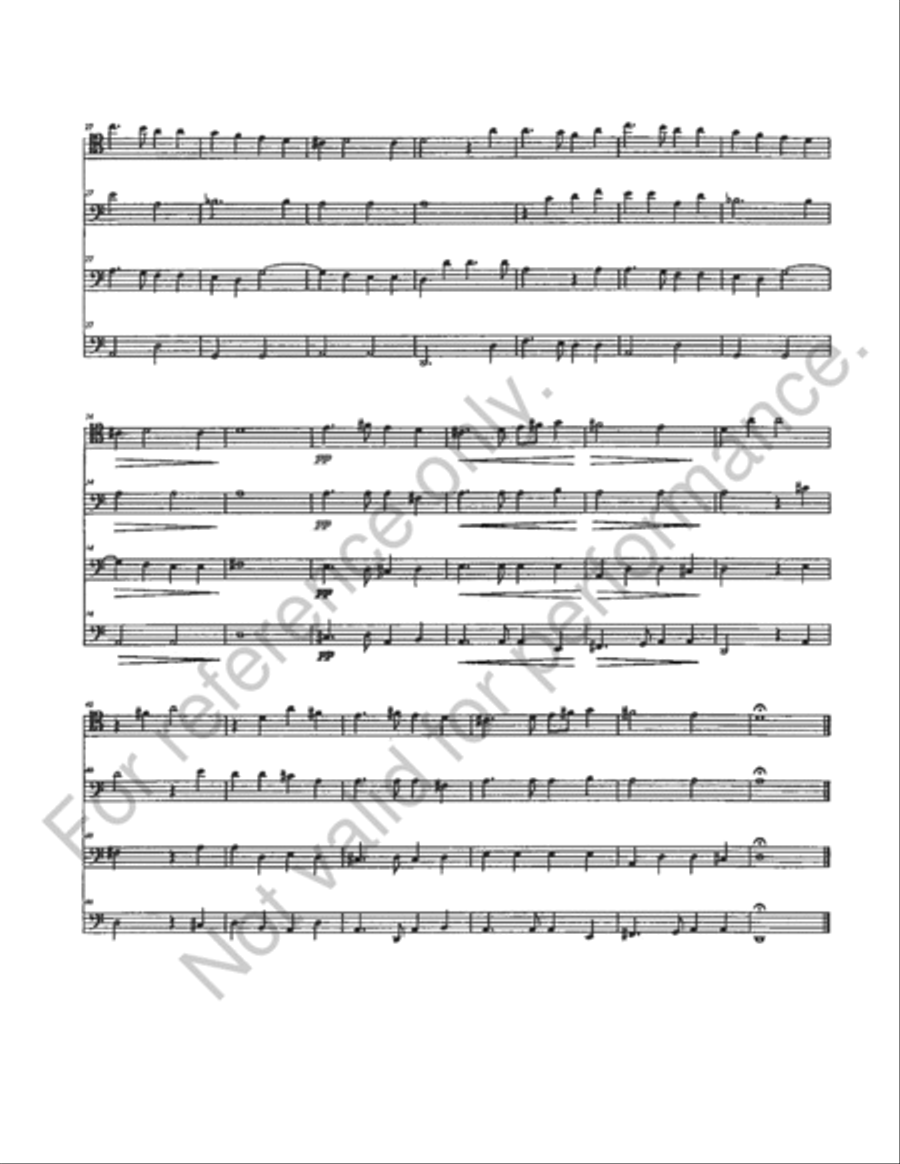 Two English Madrigals Of The Renaissance Trombone Quartet scores gallery preview page 8