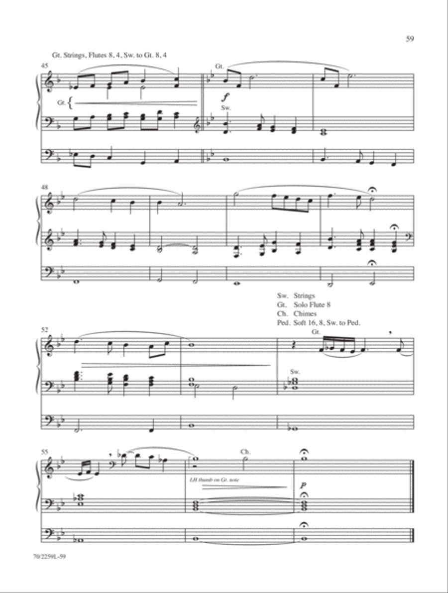 Exaltation Organ Solo scores gallery preview page 16