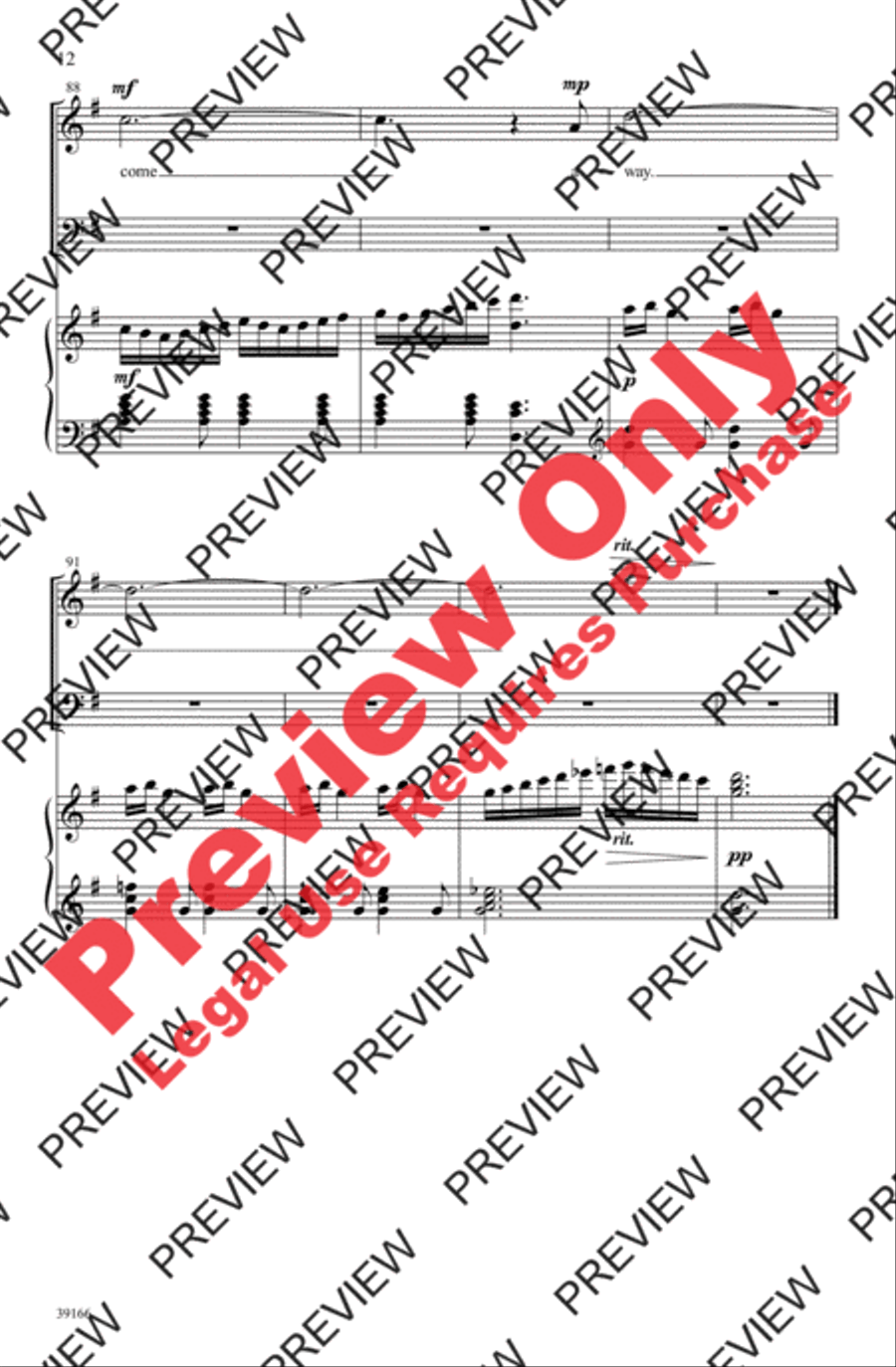 Come Away Come Away 4-Part scores gallery preview page 12
