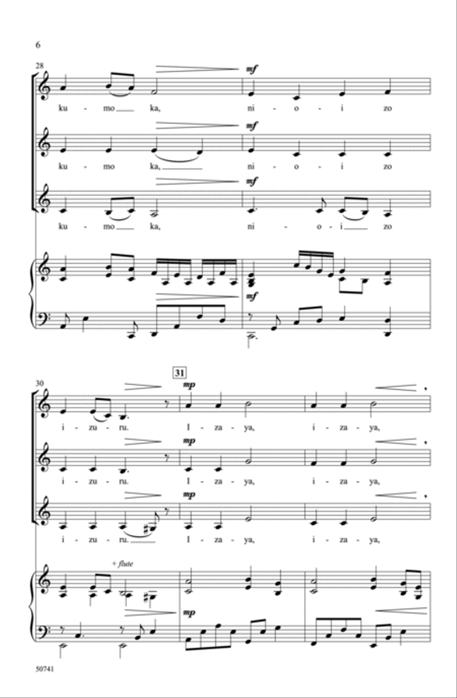 Sakura Choir scores gallery preview page 5