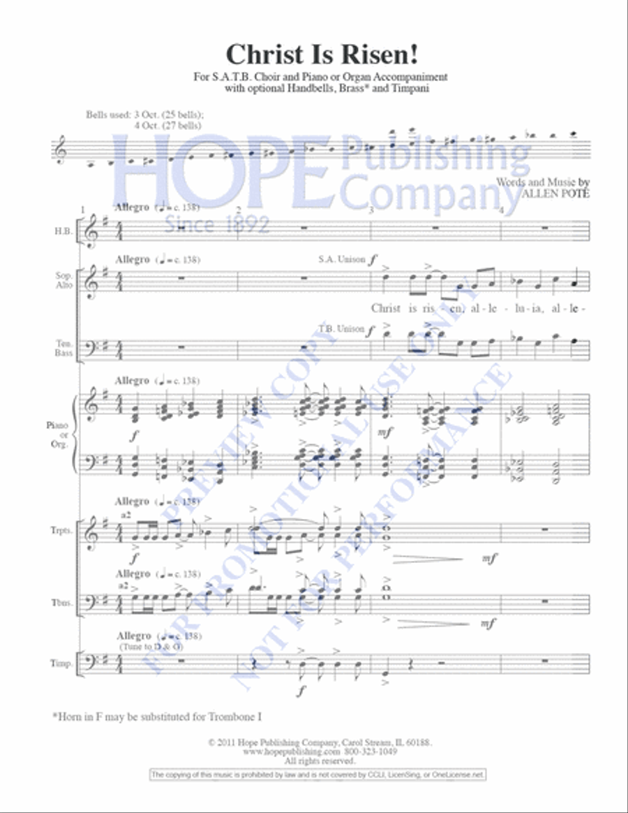Christ Is Risen! Christ Is Risen! Choir scores gallery preview page 2