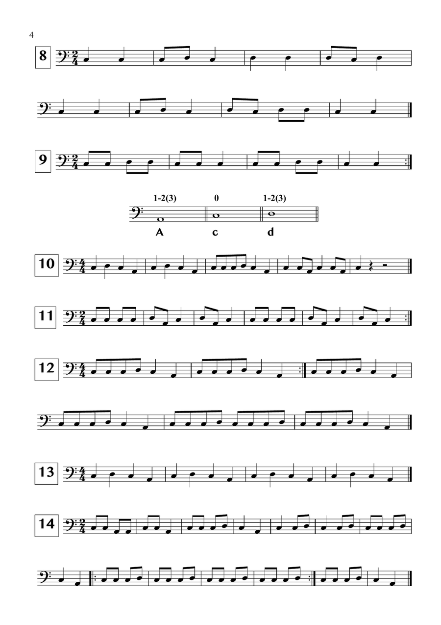 F-Tuba Book for Kids Tuba scores gallery preview page 4
