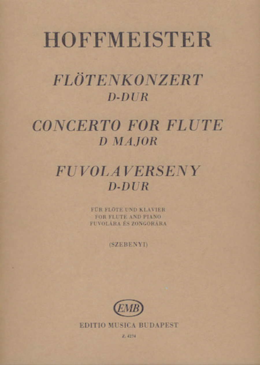 Concert For Flute D Major