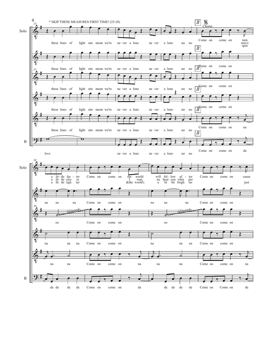 Accidentally In Love TB scores gallery preview page 4