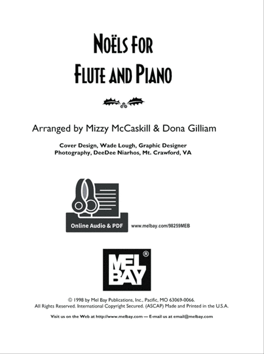 Noels for Flute and Piano Flute Solo scores gallery preview page 2