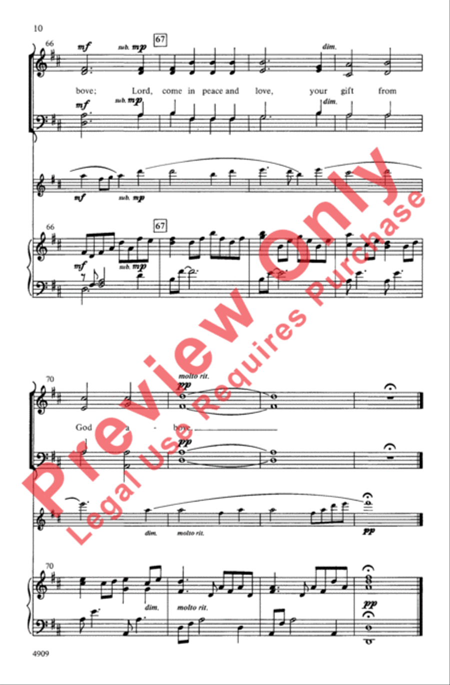 Advent Gift 4-Part scores gallery preview page 10