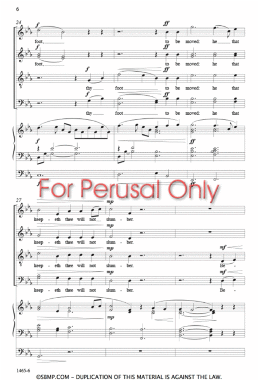 The Eyes of the Heart - SATB Octavo 4-Part scores gallery preview page 5