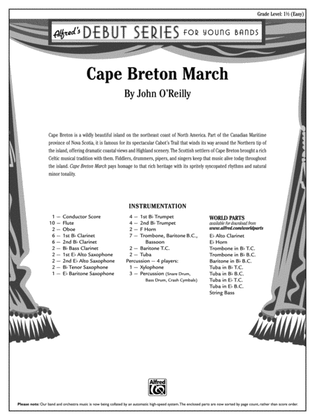 Cape Breton March: Score