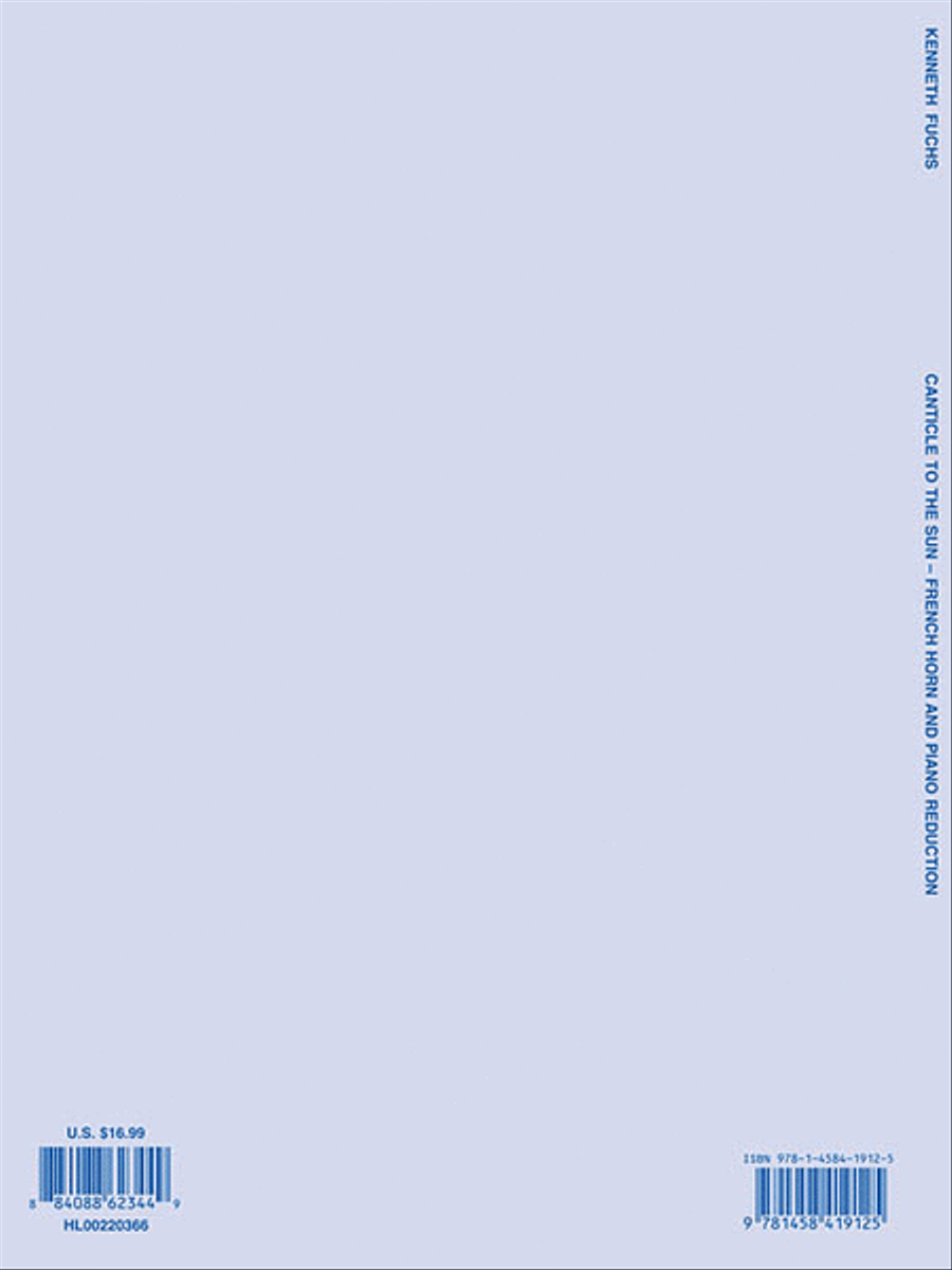 Canticle to the Sun Piano Accompaniment scores gallery preview page 2
