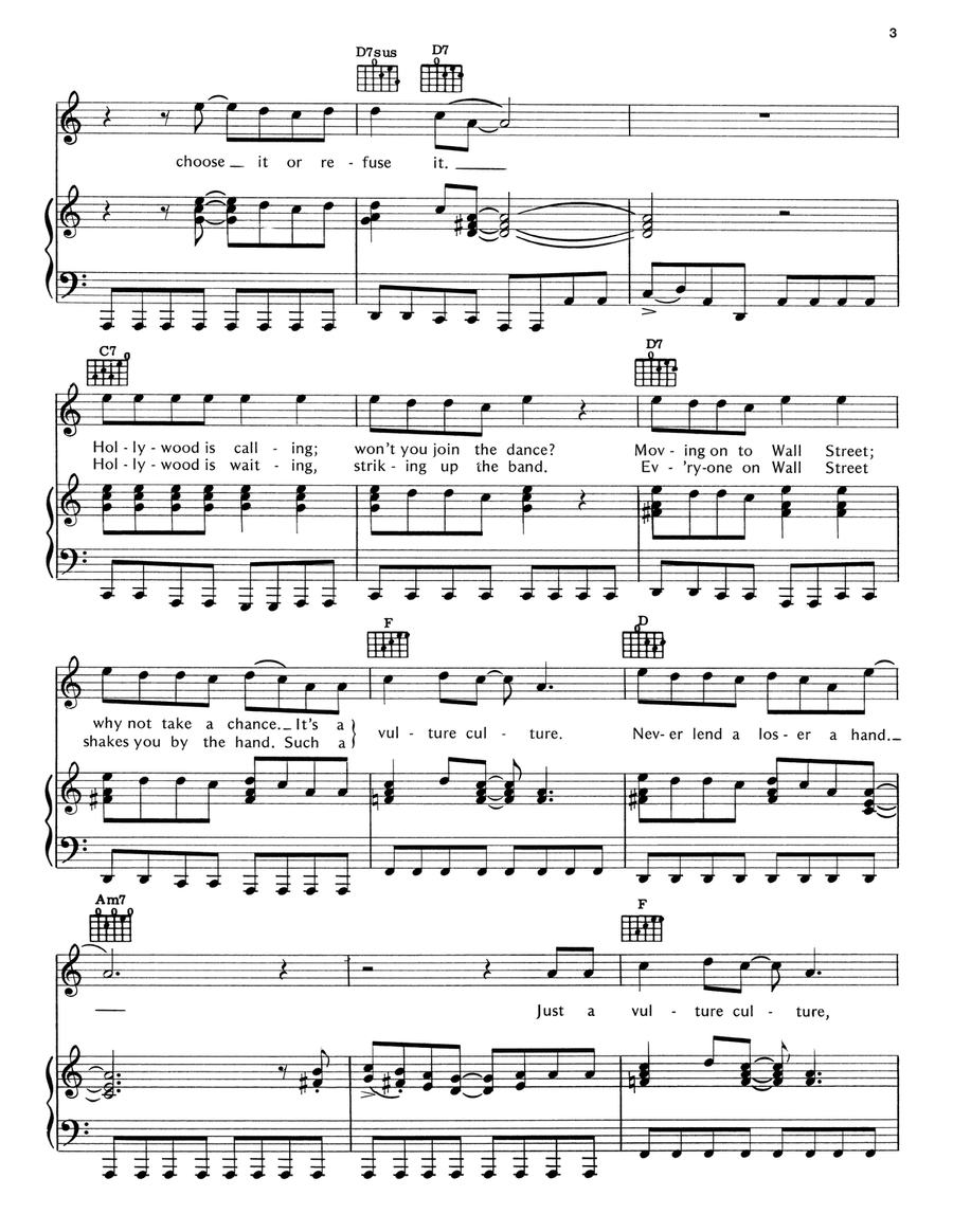 Vulture Culture Acoustic Guitar scores gallery preview page 3