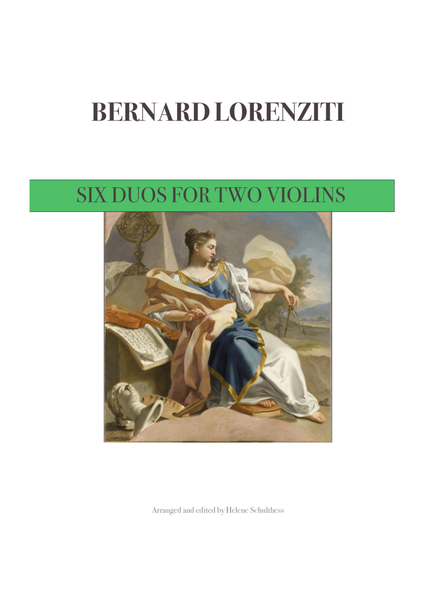 Bernard Lorenziti 6 Duos for 2 violins