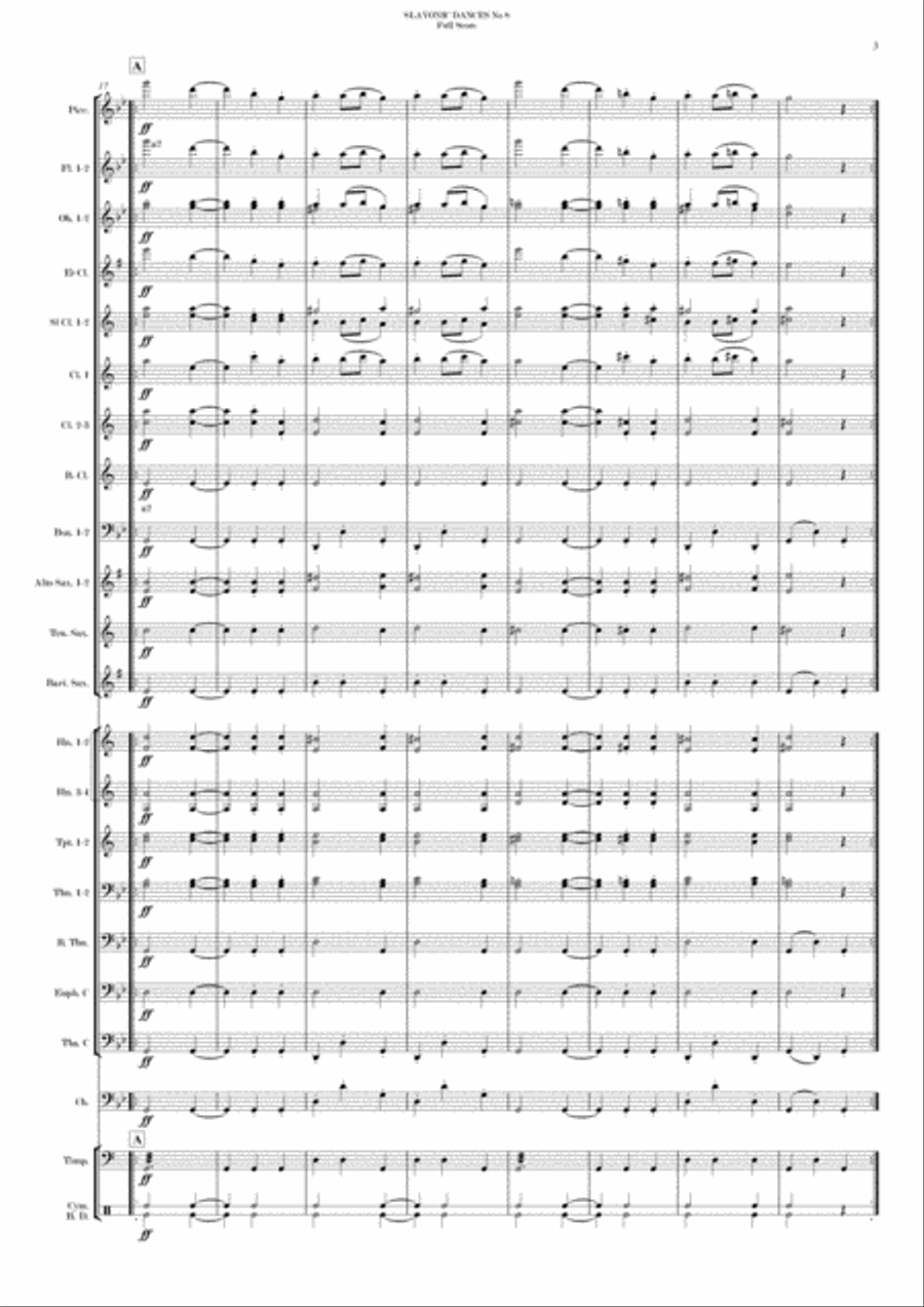 SLAVONIC DANCES Nº 8 Concert Band scores gallery preview page 5