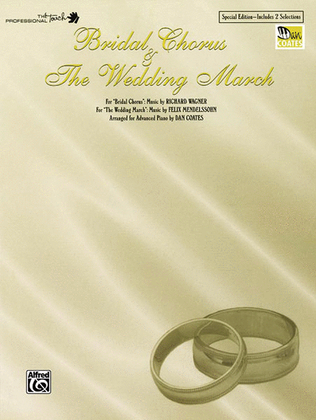 Book cover for Bridal Chorus & The Wedding March