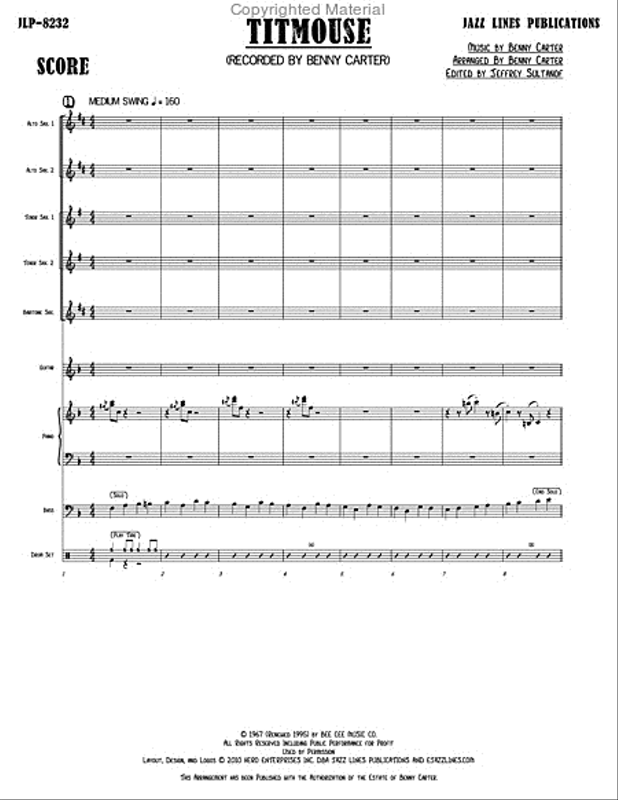 Titmouse Jazz Ensemble scores gallery preview page 4