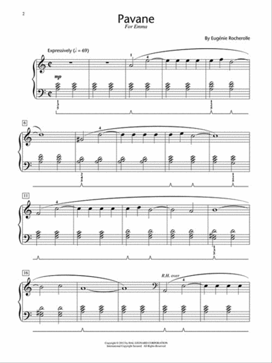 Pavane Piano Method scores gallery preview page 2