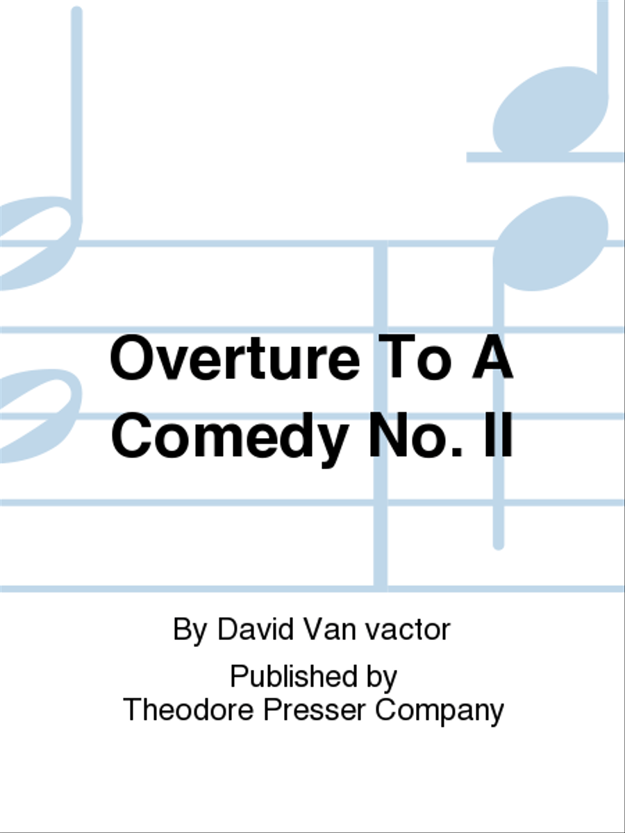 Overture To A Comedy No. II Orchestra scores gallery preview page 1