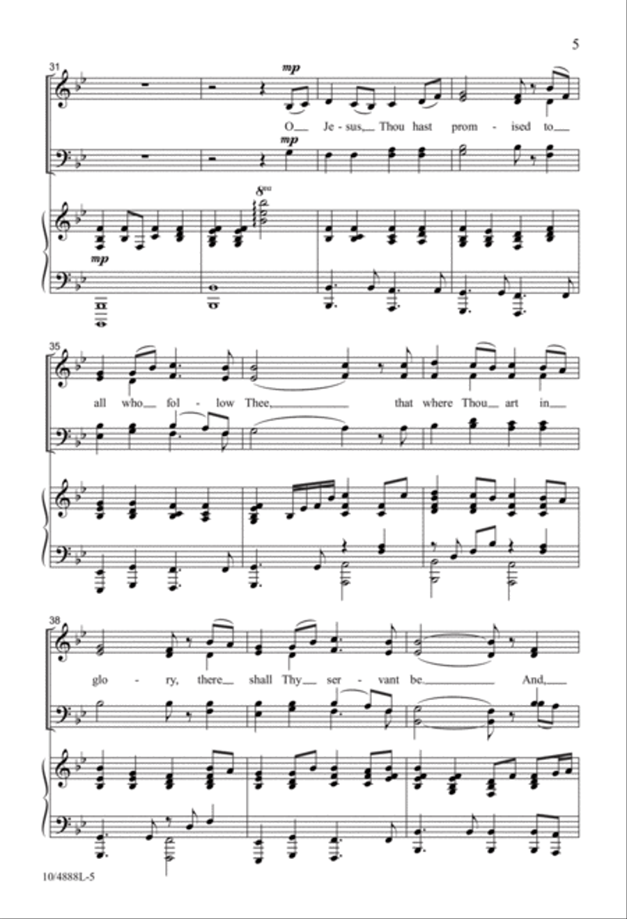 I Surrender All to You 4-Part scores gallery preview page 5