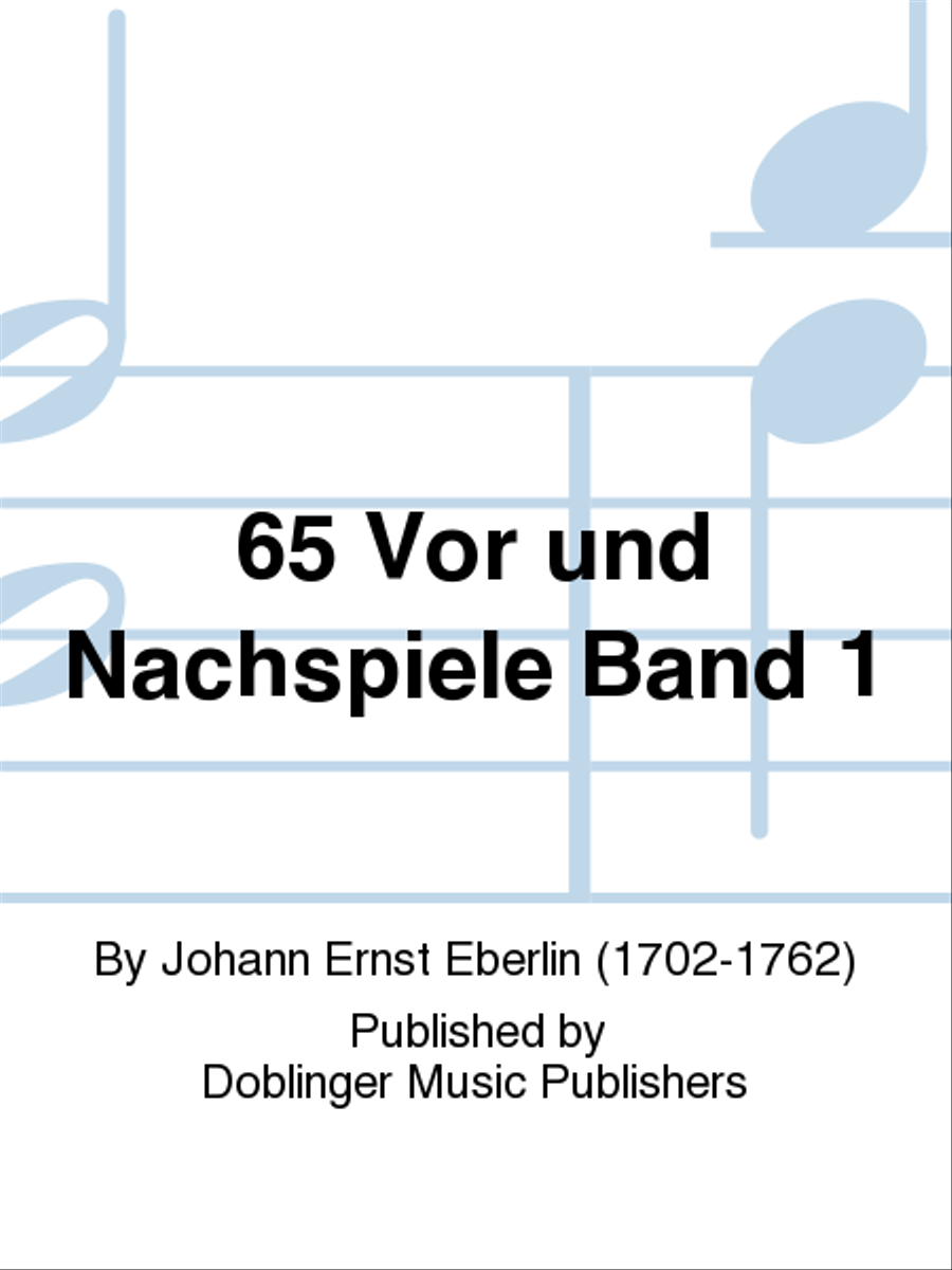 65 Vor- und Nachspiele Band 1 Organ scores gallery preview page 1
