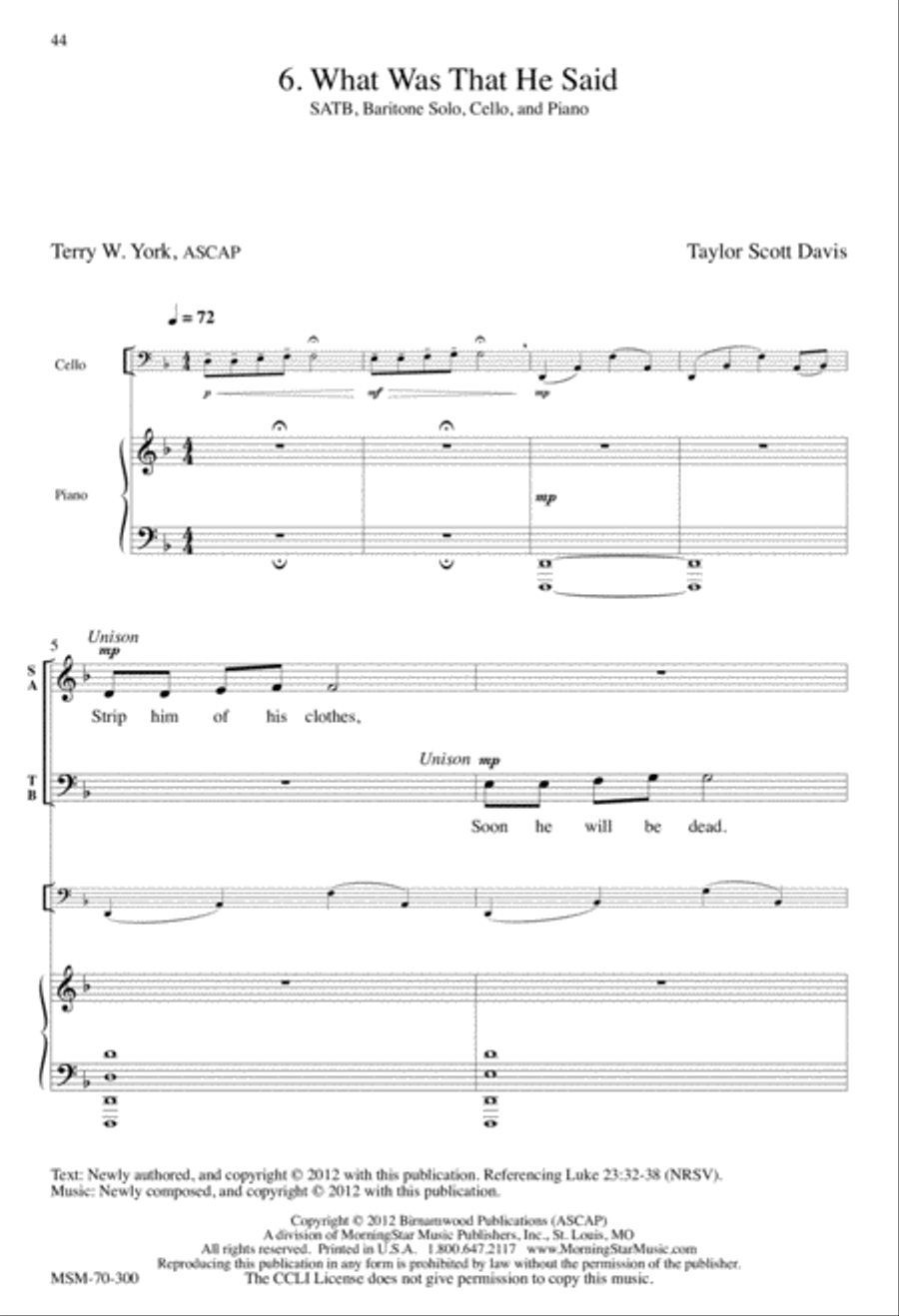 Return to Me (Choral Score) 4-Part scores gallery preview page 18