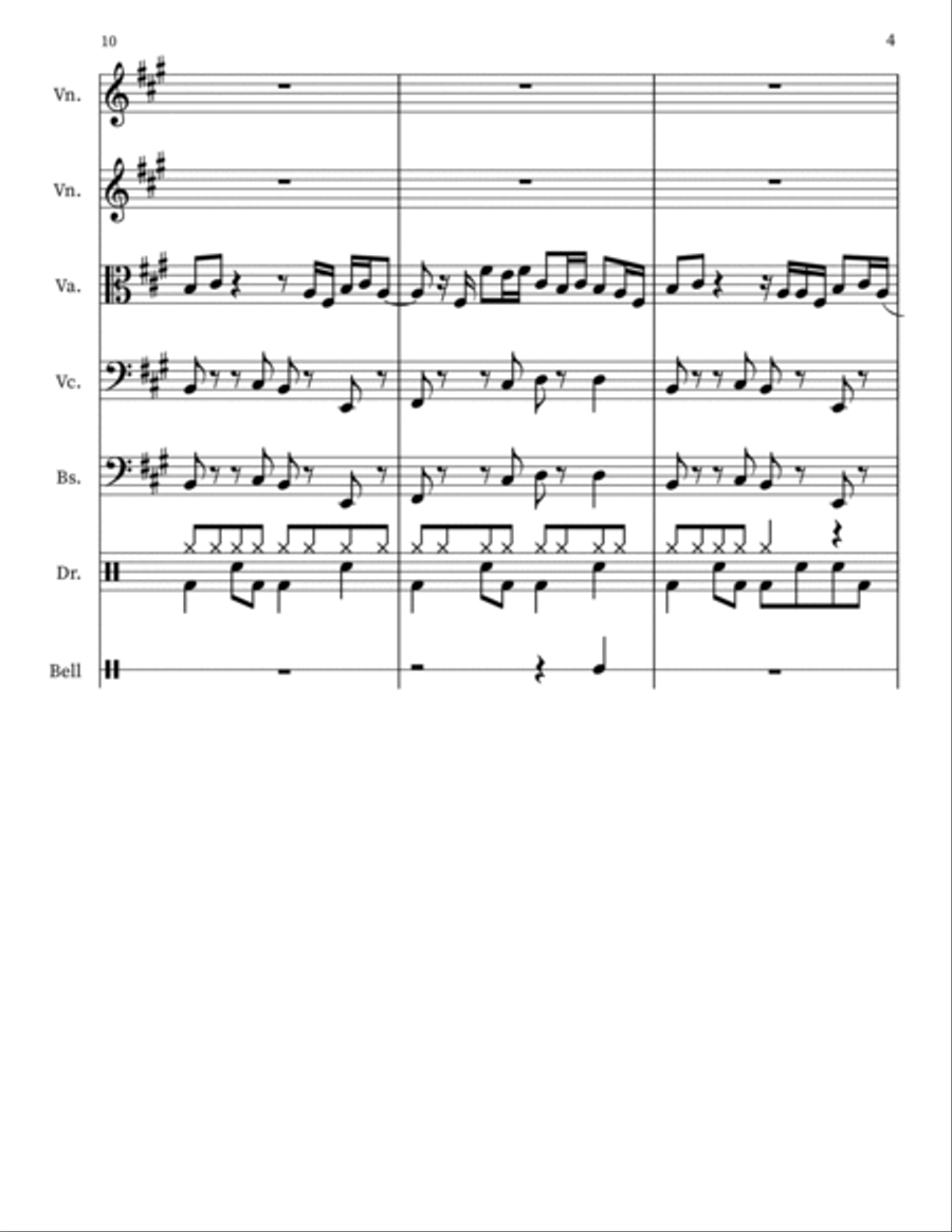 Why D'you Only Call Me When You're High? Small Ensemble scores gallery preview page 4