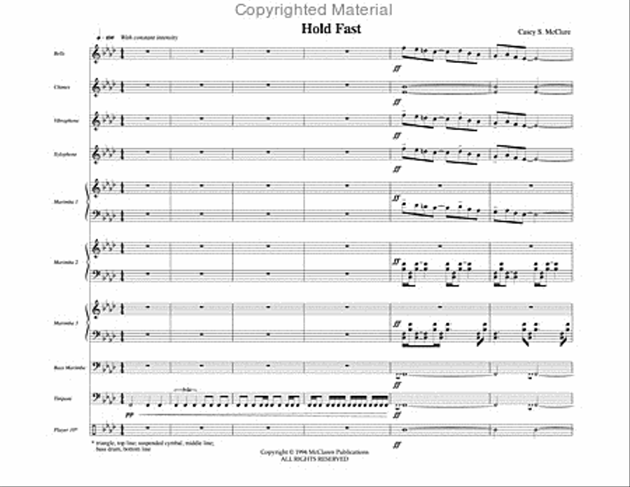 Hold Fast Percussion Ensemble scores gallery preview page 2
