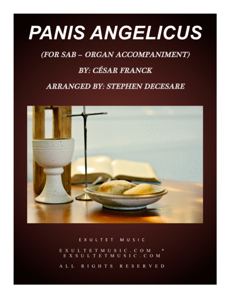 Panis Angelicus (for SAB and Organ) image number null