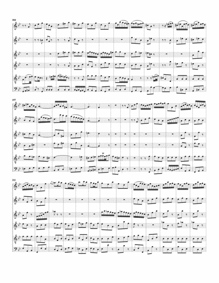 Aria: Auf, auf, auf, auf, Gläubige! from Cantata BWV 134 (arrangement for 6 recorders)