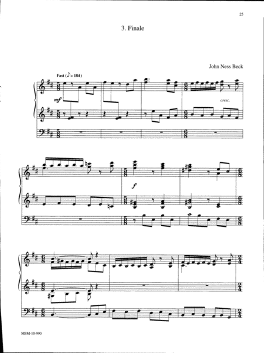 Marilyn Mason Music Library, Volume 1 Organ scores gallery preview page 10