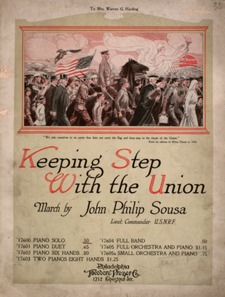 Keeping Step With the Union. March