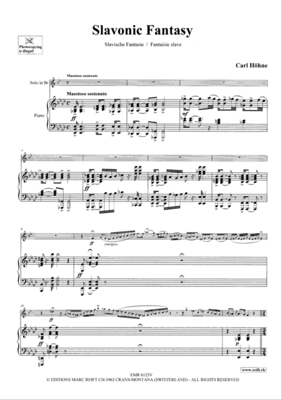 Slavonic Fantasy Voice Solo scores gallery preview page 4