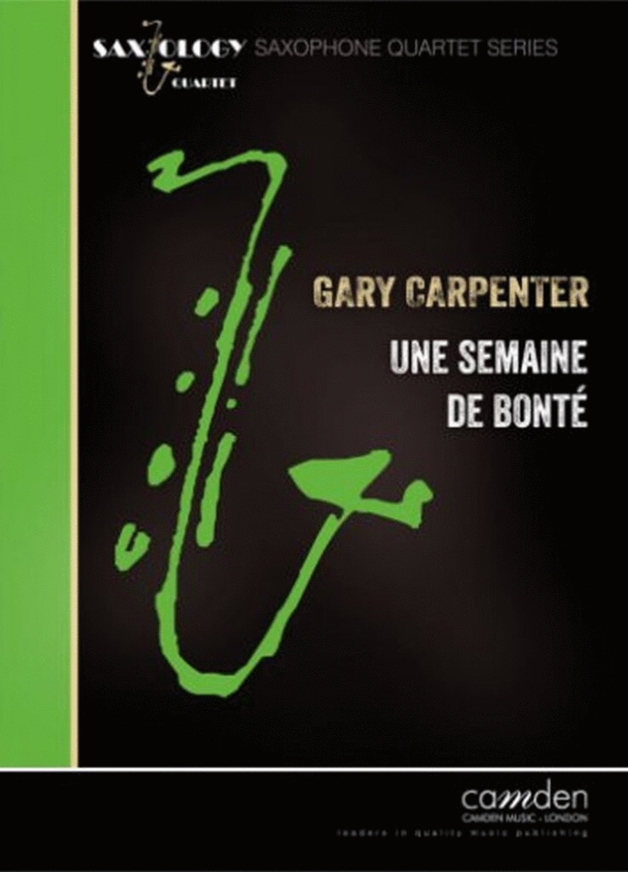 Une Semaine De Bonté Une Semaine De Bonté Saxophone Quartet scores gallery preview page 1