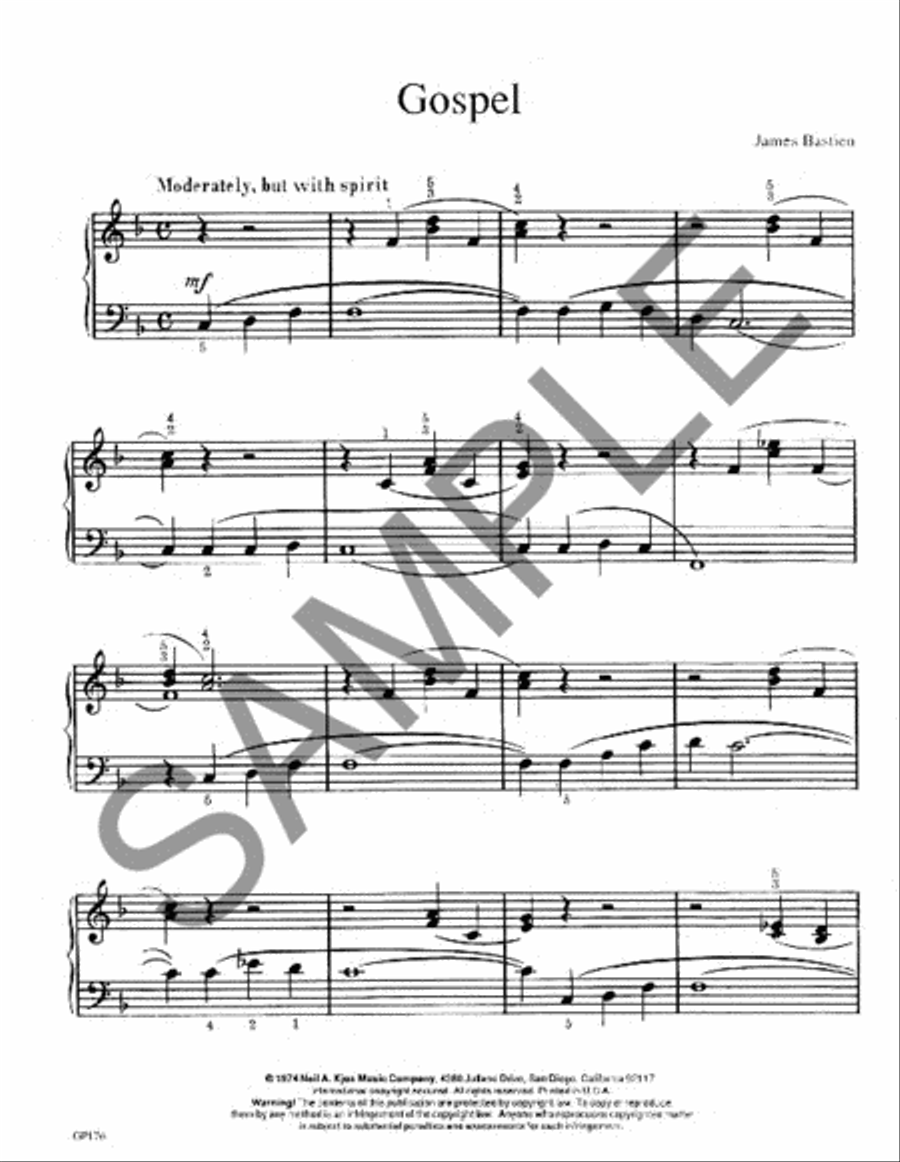 Gospel Piano Method scores gallery preview page 2