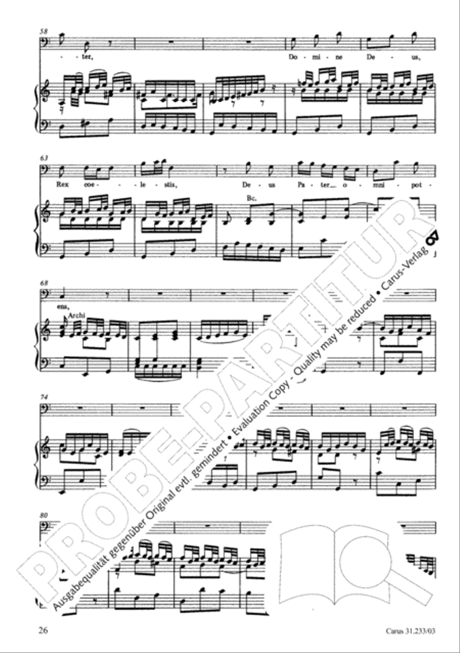 Mass in F major 4-Part scores gallery preview page 30