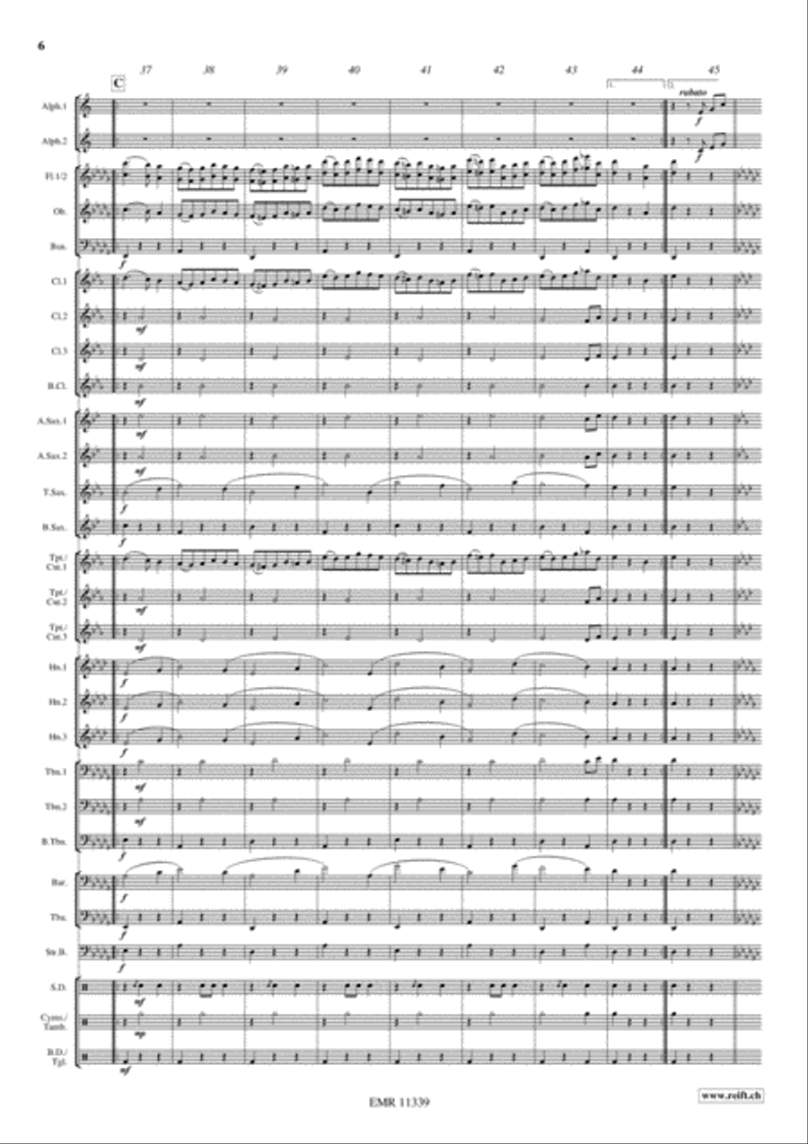 Jozsef in Form Concert Band scores gallery preview page 7