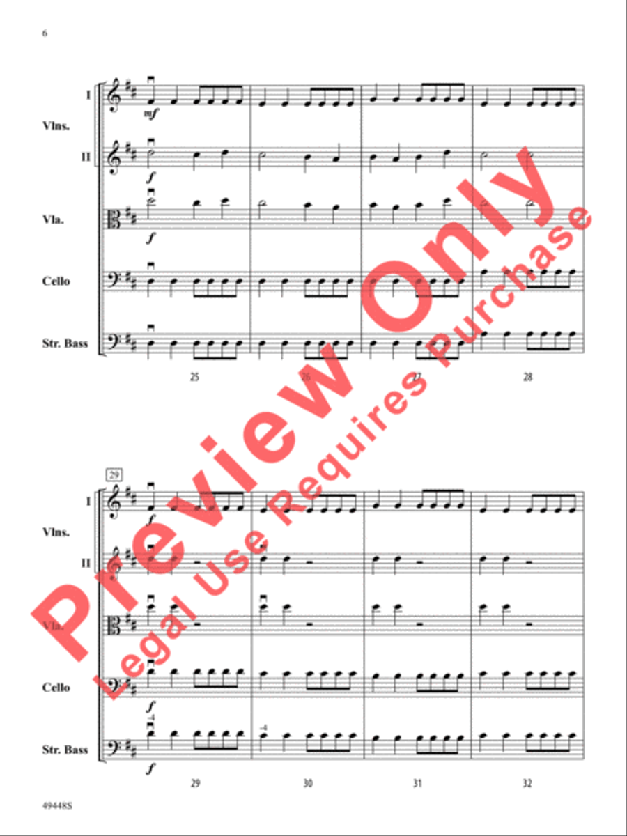 Exhilaration Exhilaration String Orchestra scores gallery preview page 7