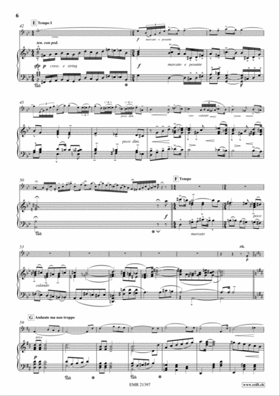 Concerto No. 5 Bass Recorder scores gallery preview page 6