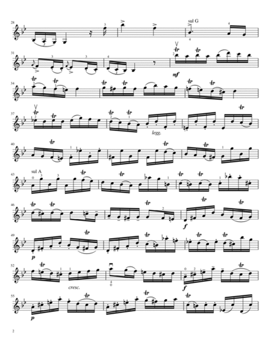 Tartini - The Devil's Trill Sonata - For Violin Solo With Fingered image number null