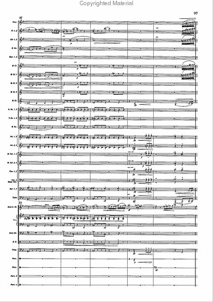 Concertango Concert Band scores gallery preview page 98