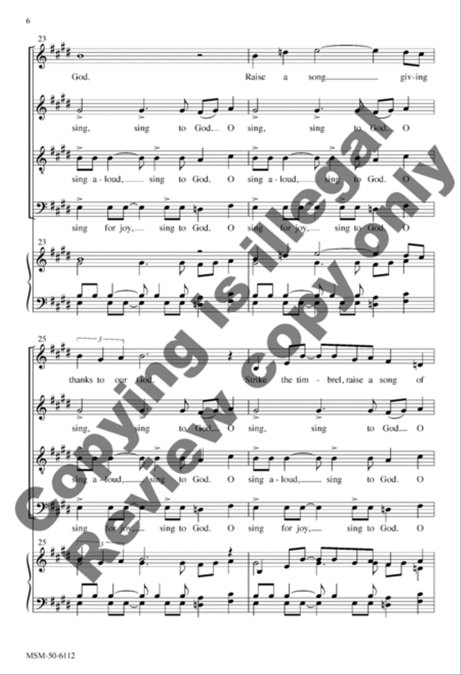 Raise a Song Divisi scores gallery preview page 6