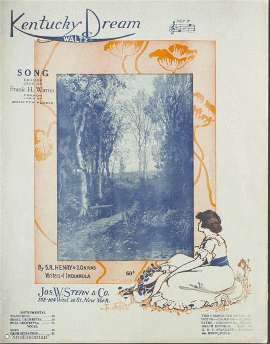 Kentucky Dream Waltz Piano, Vocal scores gallery preview page 1