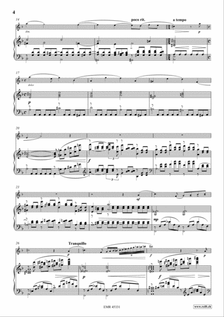 Konzert No. 2 Flute Solo scores gallery preview page 5