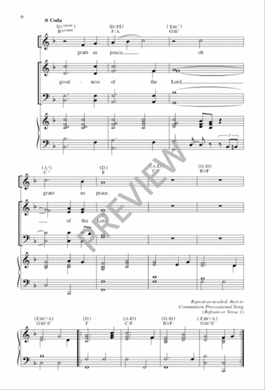 Taste and See 4-Part scores gallery preview page 6