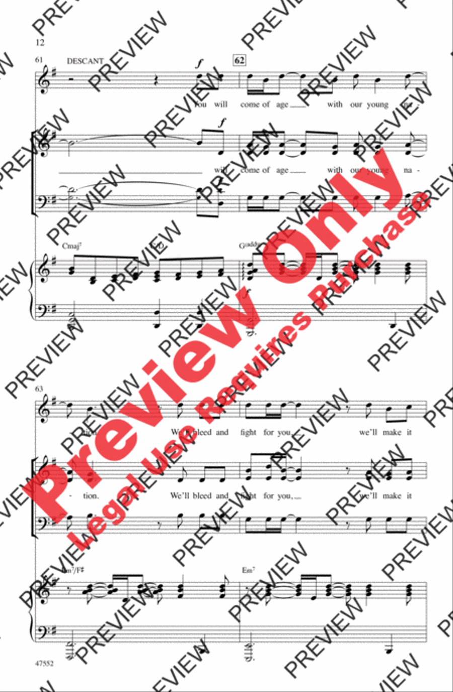 Dear Theodosia 3-Part scores gallery preview page 11