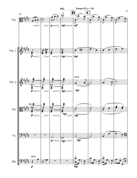 Broken - for solo viola and string orchestra | Score image number null