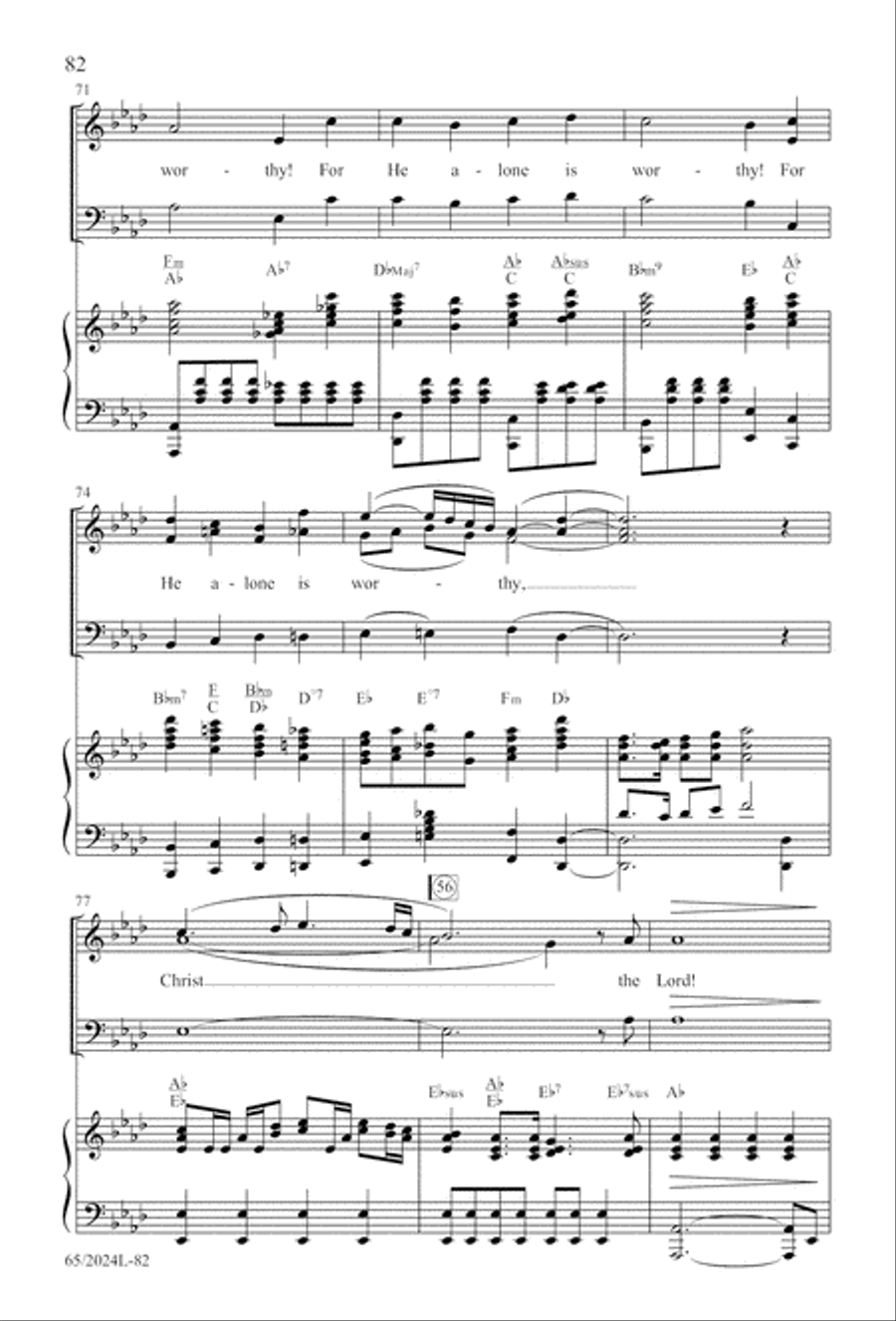 Child of Hope 3-Part scores gallery preview page 83